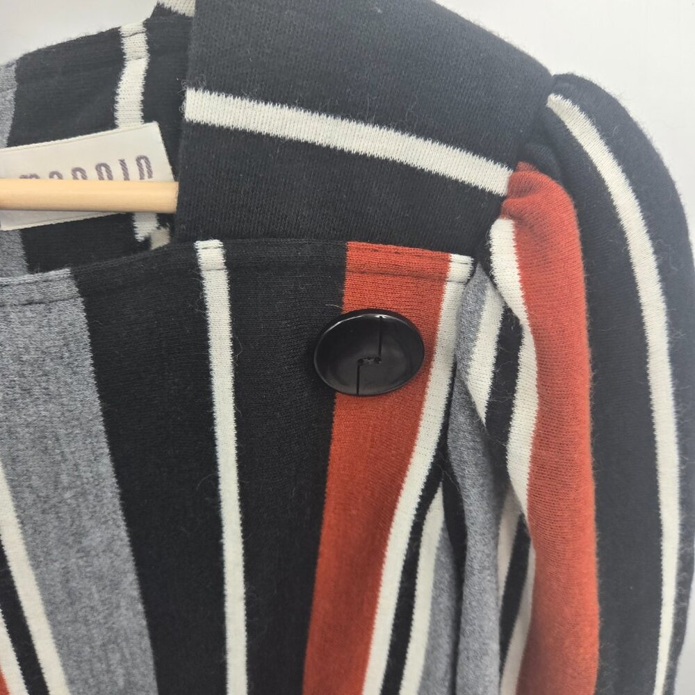 Vintage Leslie Fay X I. Magnin 80s Striped Sweater Dress Estimated Size Medium - Picture 3 of 15